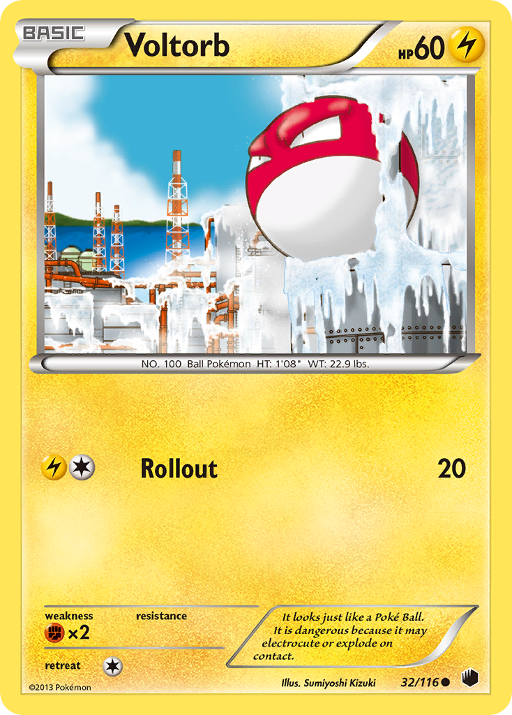 Voltorb – Plasma Freeze 32/116 Pokémon card