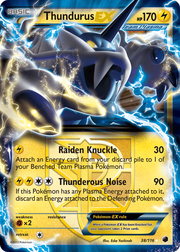 Thundurus-EX - Plasma Freeze 38