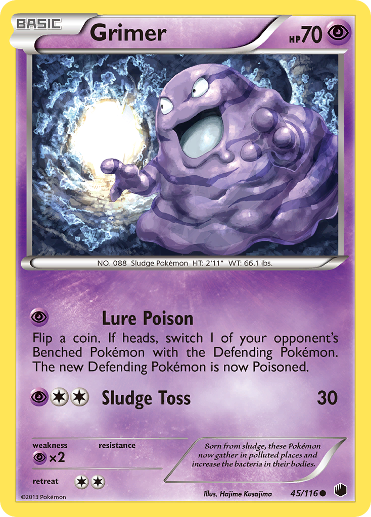 Grimer – Plasma Freeze 45/116 Pokémon card