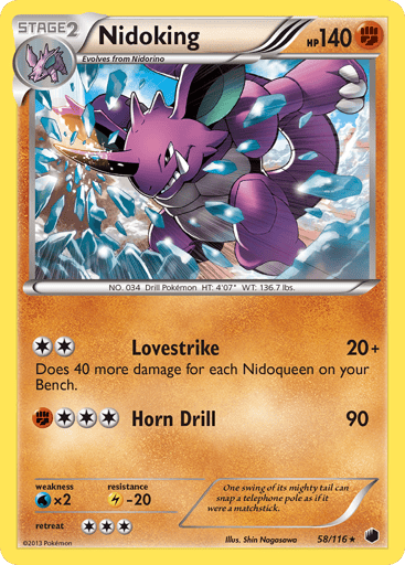 Nidoking - Plasma Freeze 58