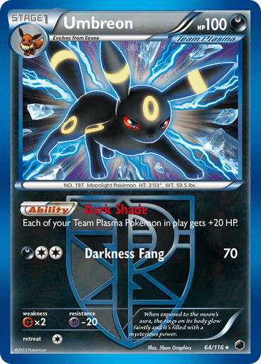 Umbreon - Plasma Freeze 64