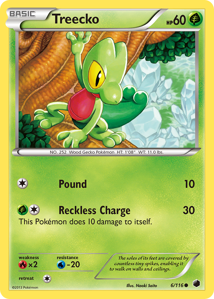 Treecko – Plasma Freeze 6/116 Pokémon card
