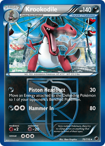 Krookodile - Plasma Freeze 70
