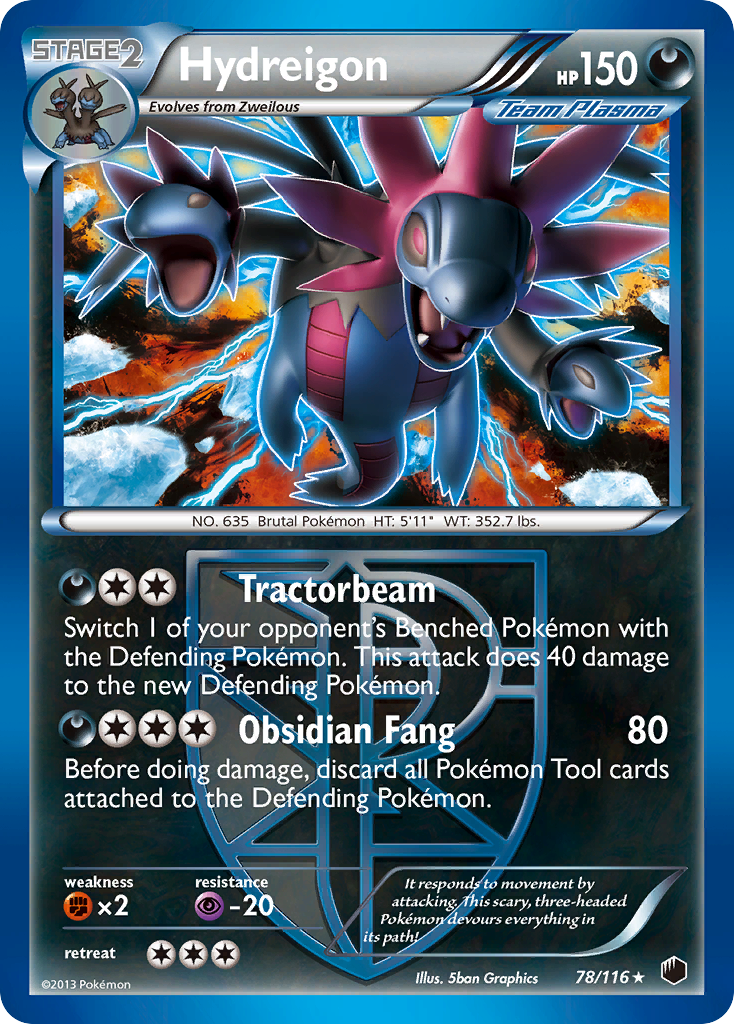 Hydreigon – Plasma Freeze 78/116 Pokémon card