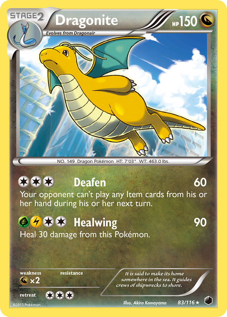 Dragonite – Plasma Freeze 83/116 Pokémon card