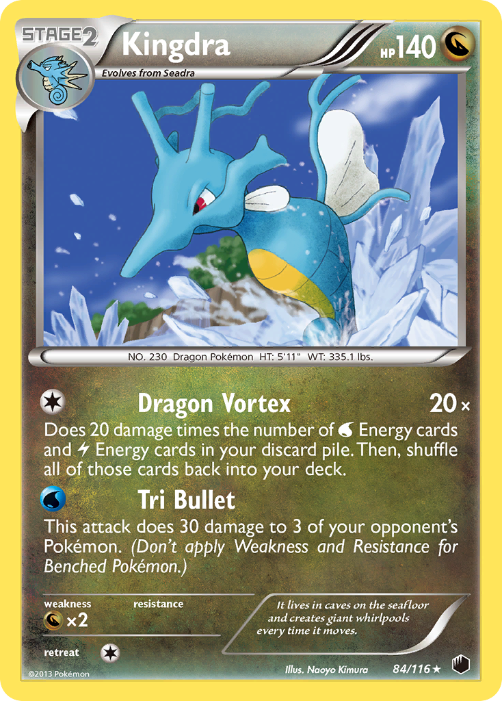 Kingdra – Plasma Freeze 84/116 Pokémon card