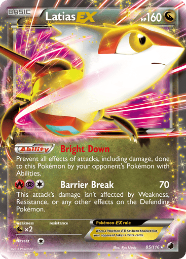 Latias-EX - Plasma Freeze 85
