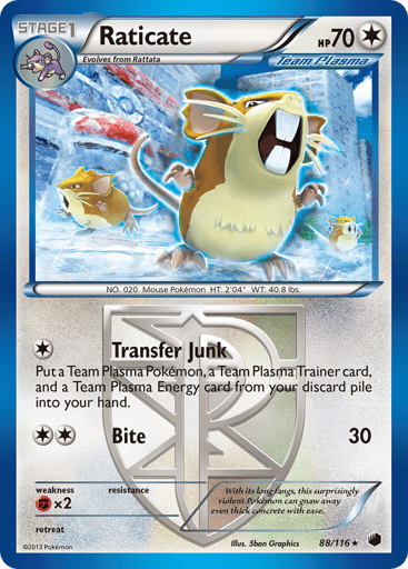 Raticate - Plasma Freeze 88
