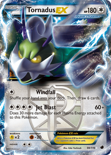 Tornadus-EX - Plasma Freeze 98