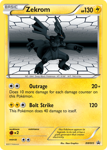 Zekrom - BW Black Star Promos BW005