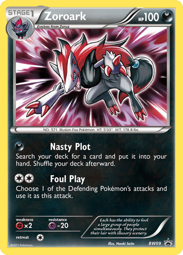 Zoroark - BW Black Star Promos BW09