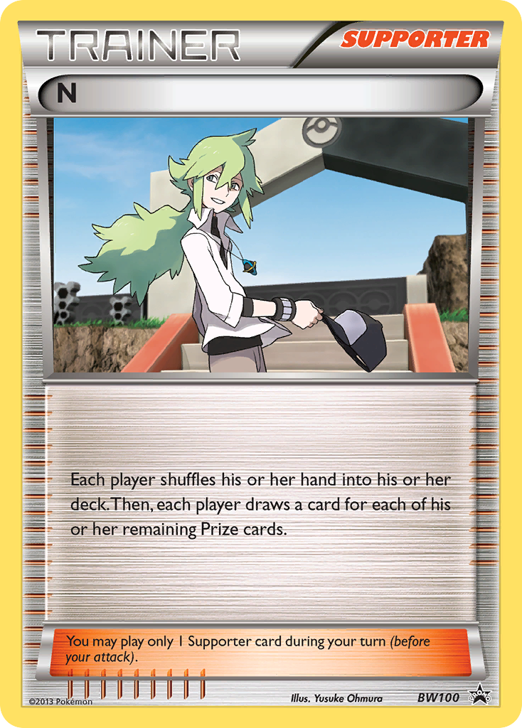 N – BW Black Star Promos BW100 Pokémon card