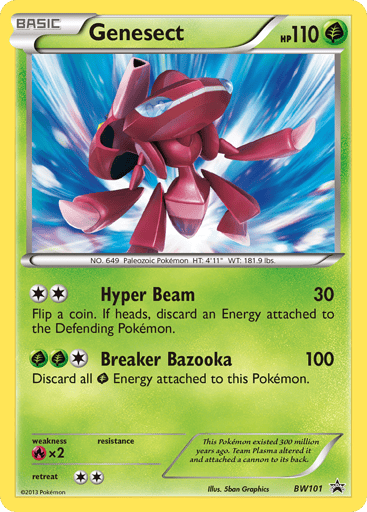 Genesect - BW Black Star Promos BW101