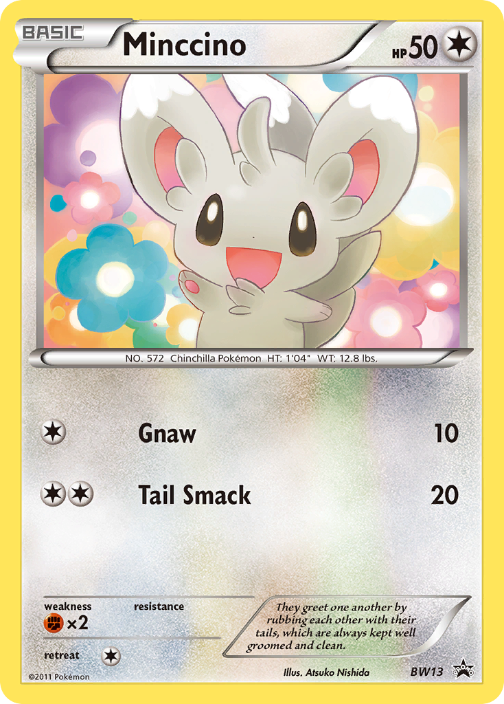 Minccino – BW Black Star Promos BW13 Pokémon card