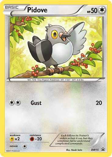 Pidove - BW Black Star Promos BW15