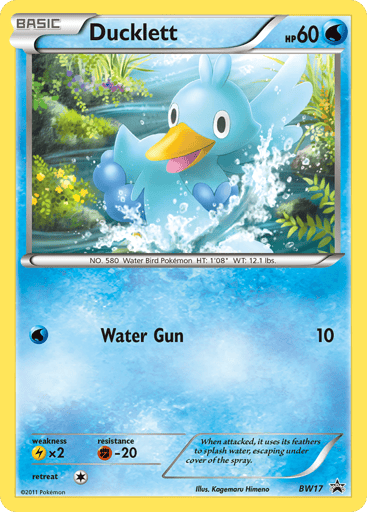 Ducklett - BW Black Star Promos BW17