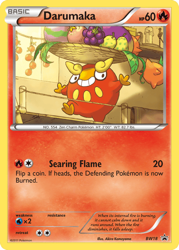 Darumaka - BW Black Star Promos BW18