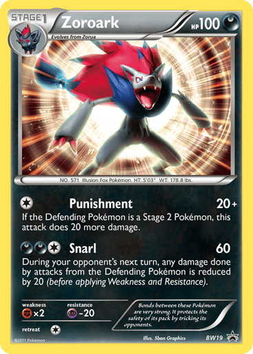 Zoroark - BW Black Star Promos BW19
