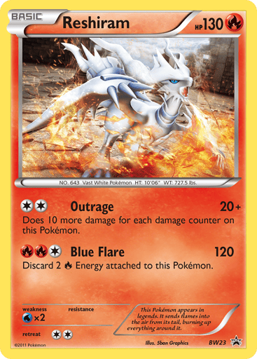 Reshiram - BW Black Star Promos BW23