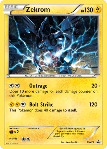 Zekrom - BW Black Star Promos BW24