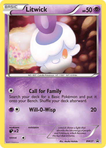 Litwick - BW Black Star Promos BW27