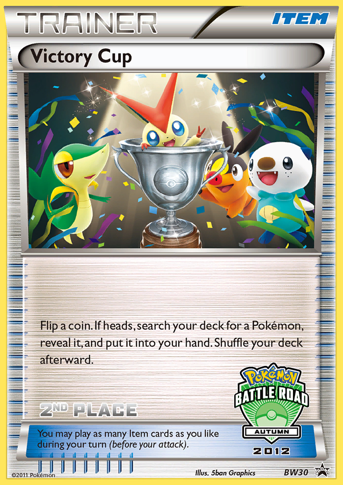 Victory Cup – BW Black Star Promos BW30 Pokémon card