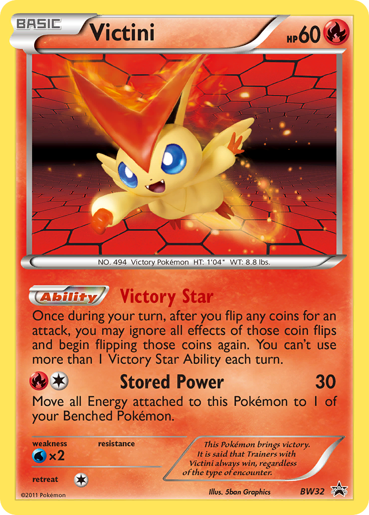 Victini – BW Black Star Promos BW32 Pokémon card