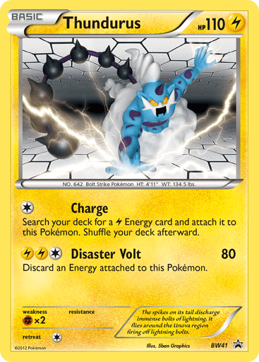 Thundurus - BW Black Star Promos BW41