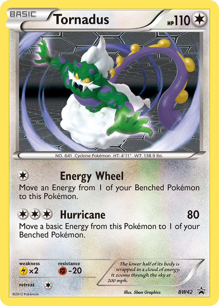 Tornadus – BW Black Star Promos BW42 Pokémon card