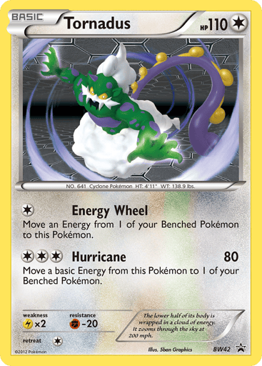 Tornadus - BW Black Star Promos BW42
