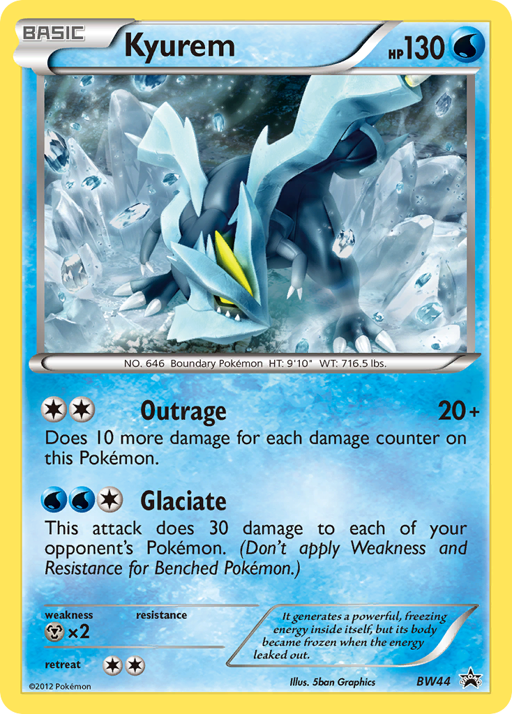 Kyurem – BW Black Star Promos BW44 Pokémon card