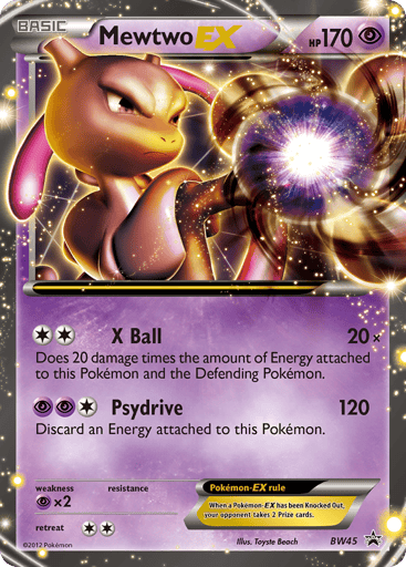 Mewtwo-EX - BW Black Star Promos BW45