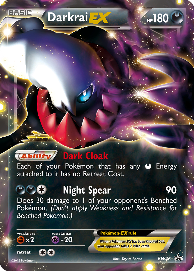 Darkrai-EX – BW Black Star Promos BW46 Pokémon card