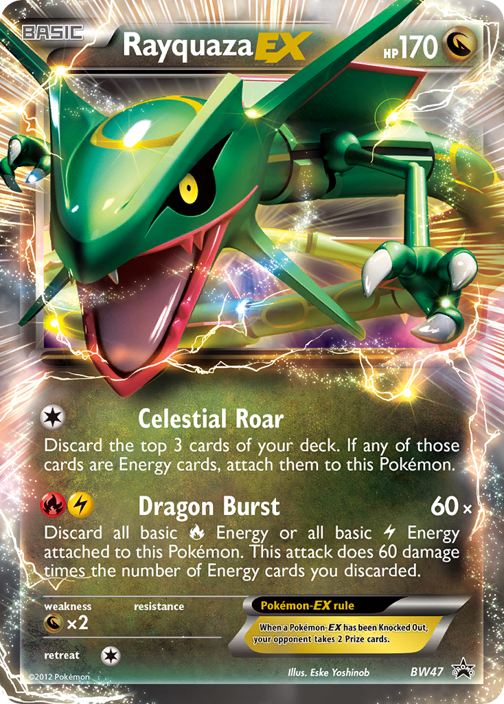 Rayquaza-EX – BW Black Star Promos BW47 Pokémon card