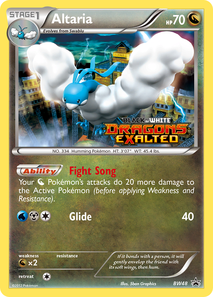 Altaria – BW Black Star Promos BW48 Pokémon card