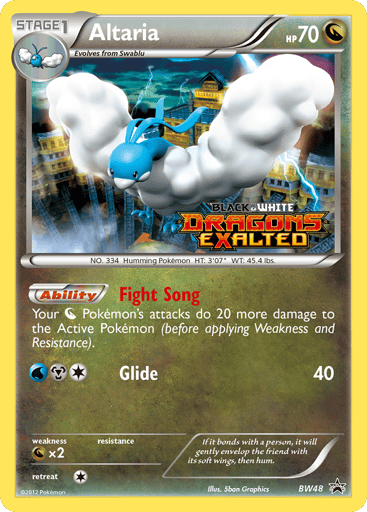 Altaria - BW Black Star Promos BW48