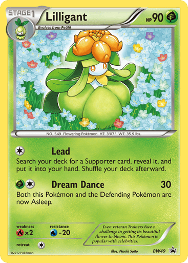 Lilligant - BW Black Star Promos BW49