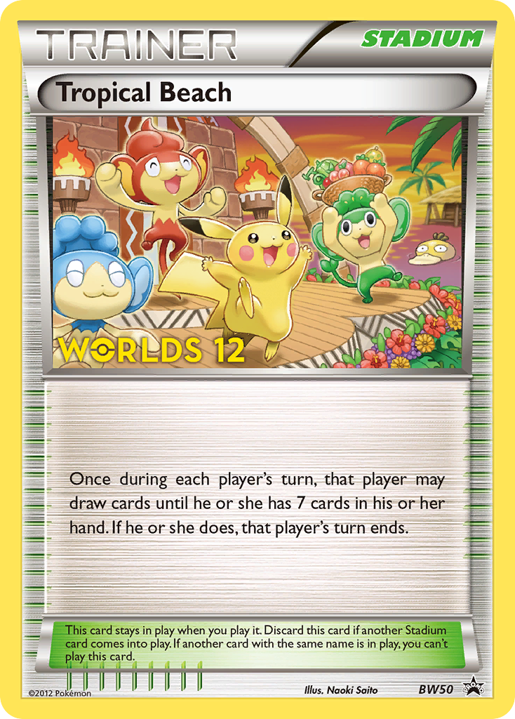 Tropical Beach – BW Black Star Promos BW50 Pokémon card
