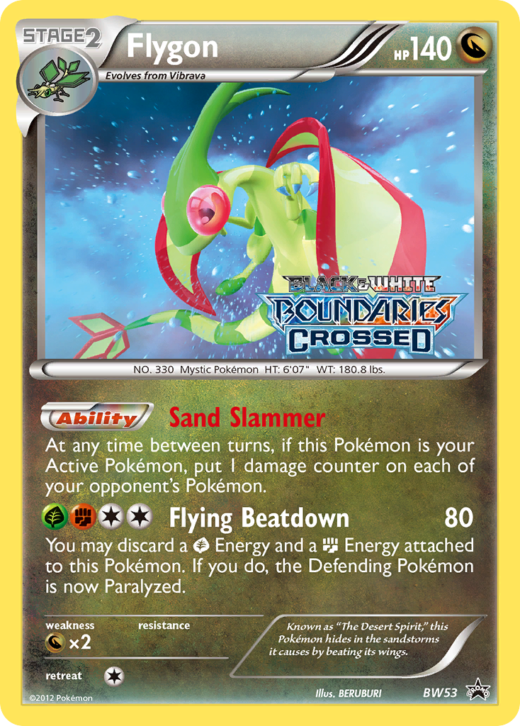 Flygon – BW Black Star Promos BW53 Pokémon card