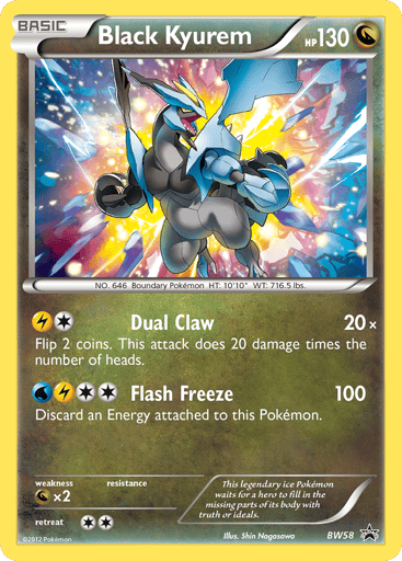 Black Kyurem - BW Black Star Promos BW58