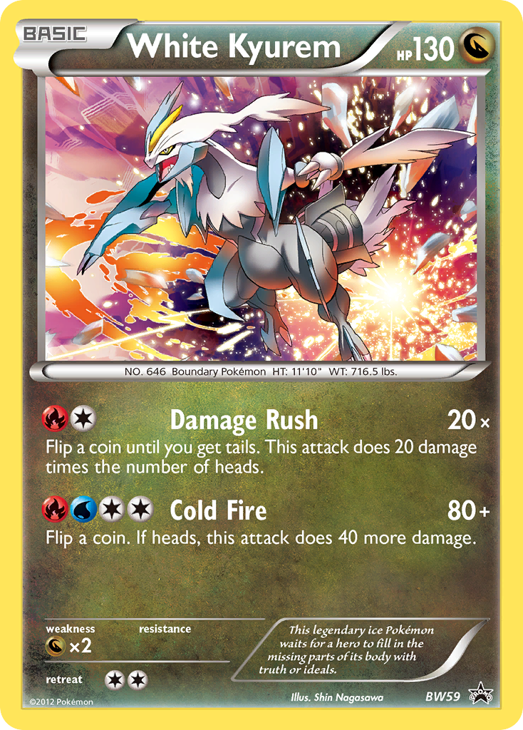 White Kyurem – BW Black Star Promos BW59 Pokémon card