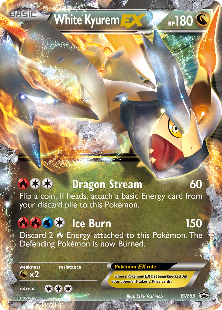 White Kyurem-EX – BW Black Star Promos BW63 Pokémon card