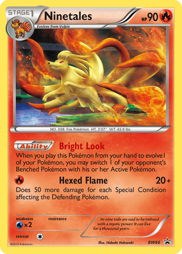 Ninetales - BW Black Star Promos BW66
