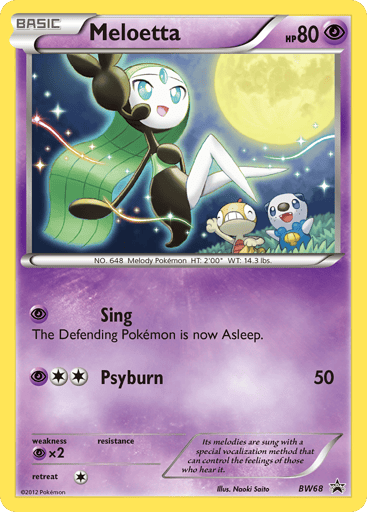 Meloetta - BW Black Star Promos BW68