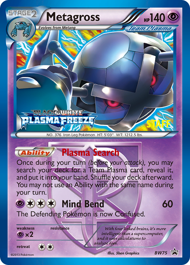 Metagross – BW Black Star Promos BW75 Pokémon card