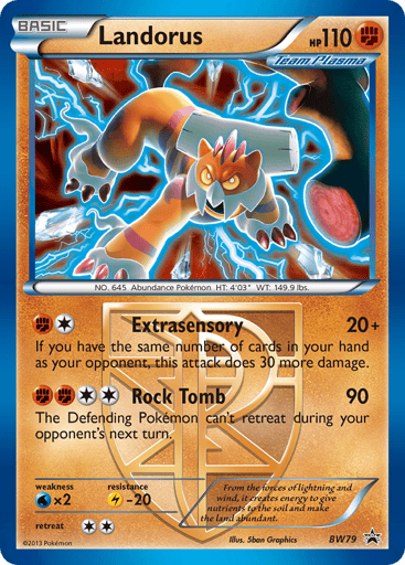 Landorus - BW Black Star Promos BW79