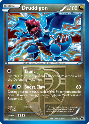 Druddigon - BW Black Star Promos BW80