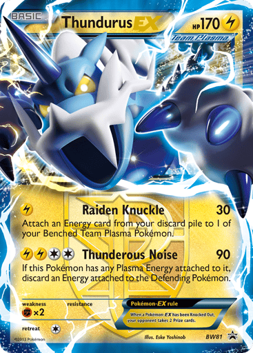 Thundurus-EX - BW Black Star Promos BW81