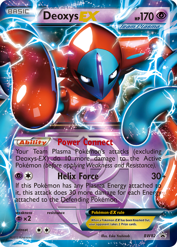 Deoxys-EX – BW Black Star Promos BW82 Pokémon card