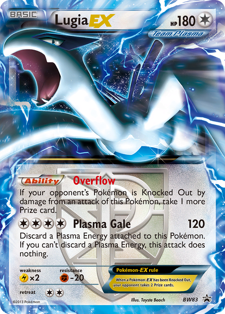Lugia-EX – BW Black Star Promos BW83 Pokémon card